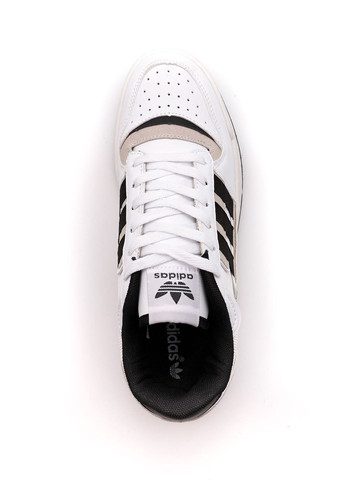 Цветные демисезонные кроссовки мужские low black white, вьетнам adidas Forum