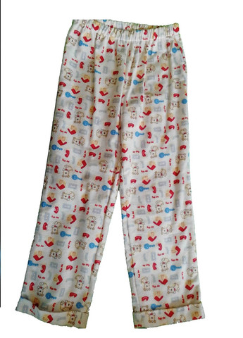 Синяя зимняя пижама детская хлопковая кофта + брюки Ярослав