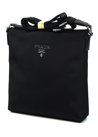 Черная текстильная мужская сумка через плечо No Brand (276002838)