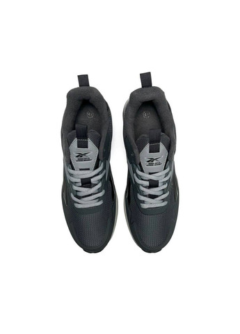 Сірі Осінні кросівки чоловічі, вьетнам Reebok Nano X2 Fleece Dark Gray White