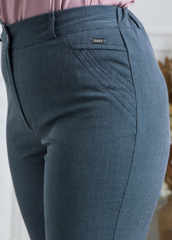 Серые классические демисезонные классические брюки No Brand