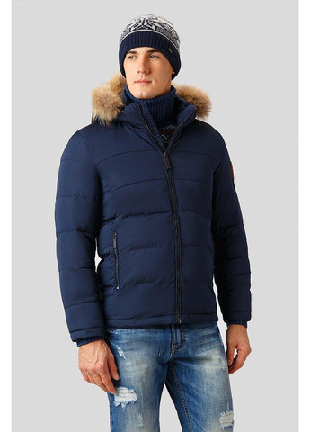 Темно-синяя зимняя зимняя куртка w18-22011-101 Finn Flare