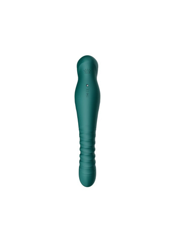 Смартвібратор-пульсатор — King Turquoise Green, кристал Swarovski Zalo (258470916)