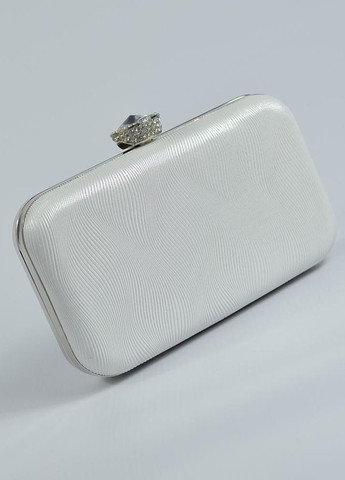 Белая вечерняя сумочка клатч бокс на цепочке маленькая выпускная мини сумка клатч на выпускной No Brand (266493529)