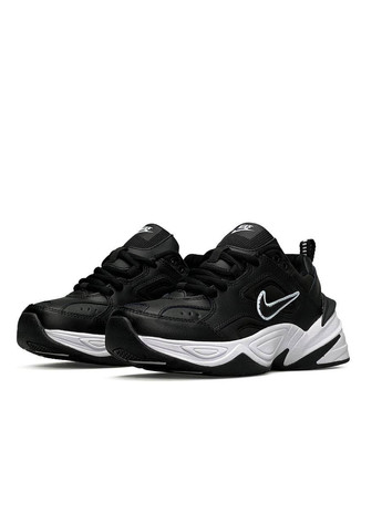 Черные демисезонные кроссовки женские, китай Nike M2K Tekno Black White