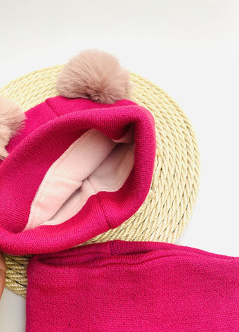 Зимняя шапка с хомутом для девочек Кузя (266140757)
