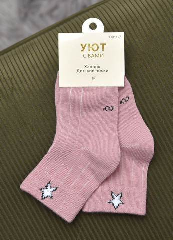 Шкарпетки дитячі темно-рожевого кольору Let's Shop (269692581)