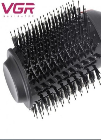 Фен расческа V-416 для укладки волос черный VGR (259504009)