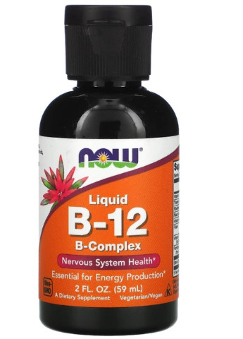 Vitamin B-12 Complex Liquid 59 ml /49 servings/ Now Foods (256722782)