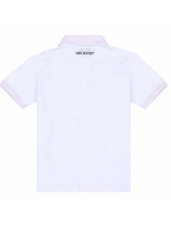 Белая детская футболка-поло для мальчика Neil Barrett
