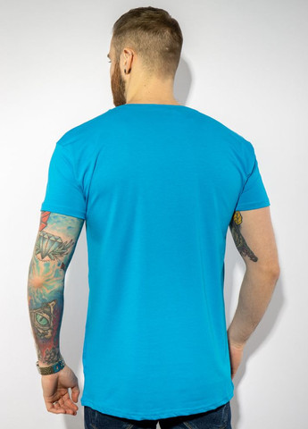 Блакитна футболка чоловіча (блакитний) Time of Style