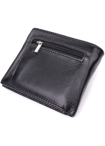 Чоловіче шкіряне портмоне із затискачем 22485 Чорний st leather (277980466)