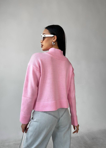 Женский яркий свитер цвет розовый р.42/46 443574 New Trend (266901837)