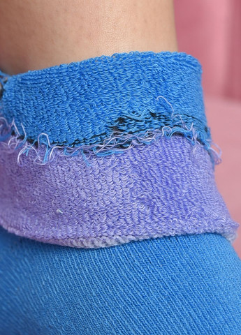 Носки махровые женские медицинские без резинки голубого цвета размер 36-41 Let's Shop (271665181)