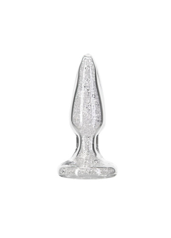 Скляна анальна пробка Fancy Luxurious Glass Anal Plug, ⌀3,1см, віброкуля в подарунок Pillow Talk (269007073)
