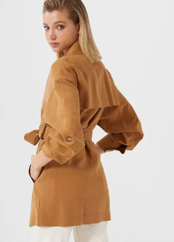 Тренч,бежевий, Stradivarius (258393397)