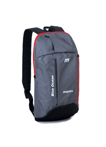 Маленький детский серый рюкзак Mayers для девочки мальчика унисекс на каждый день 10 литров No Brand (258591344)