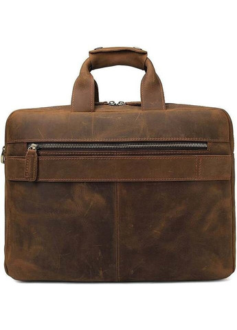 Ділова шкіряна сумка 14563 Коричневий Vintage (262522758)