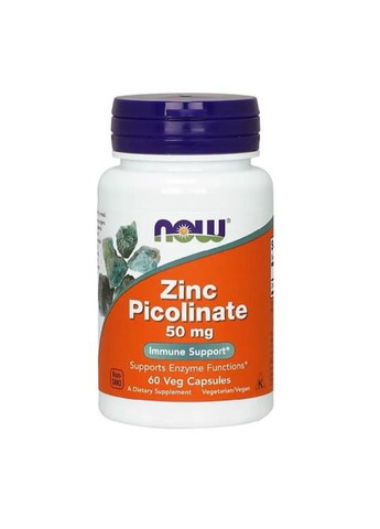 Zinc Picolinate 50 mg 60 Caps Now Foods (264825655)