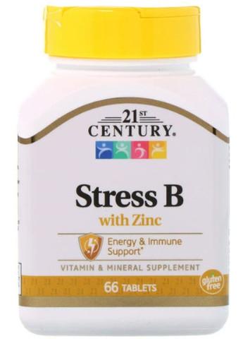 Stress B with Zinc 66 Tabs 21st Century (256723379)