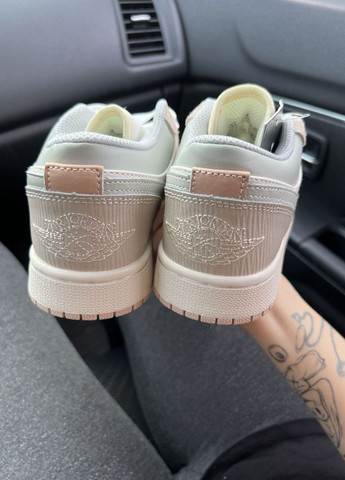 Кросівки репліка Jordan Low Beige Vakko бежеві демісезони (265309764)