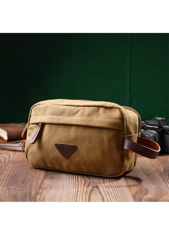 Барсетка для мужчин на два отделения из качественного текстиля 22232 Песочный Vintage (267925333)