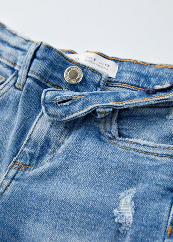 Голубые джинсы детские 7227/700 голубой Zara