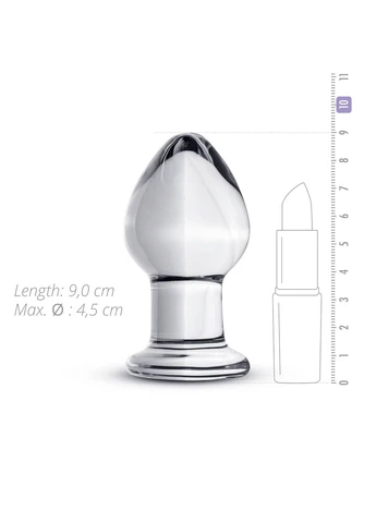 Скляна анальна пробка Glass Buttplug No. 26 Gildo (277236280)