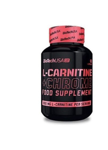 L-Carnitine + Chrome 60 Caps Biotechusa (256722925)