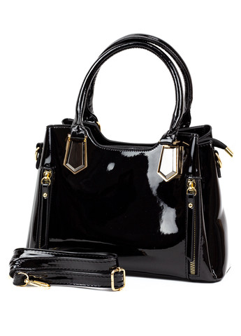 Жіноча лакована сумка, чорна Corze ab14061 (264073294)