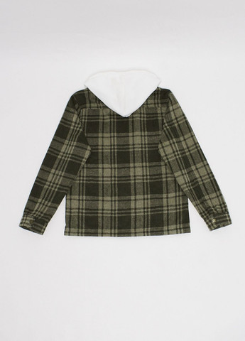 Куртка-рубашка,зеленый в клетку, Wesc (267330115)