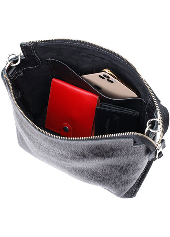 Качественная женская сумка из натуральной кожи 11655 Черная Grande Pelle (267927736)