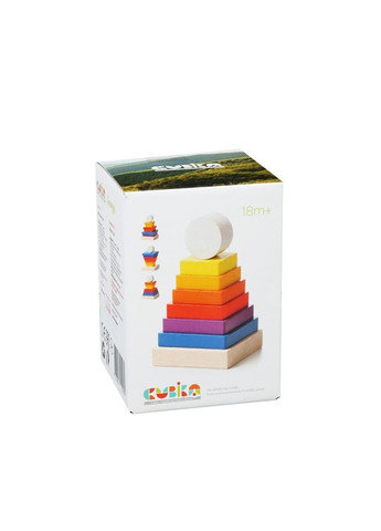 Пирамидка LD-14 цвет разноцветный ЦБ-00166745 Cubika (259465808)