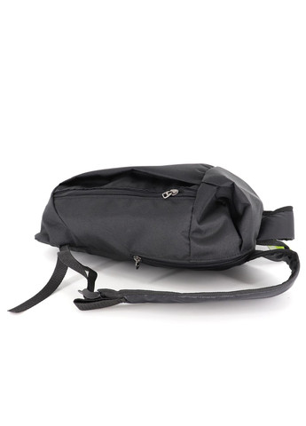 Однотонный универсальный детский рюкзак Mayers черного цвета небольшой для спорта школы и прогулок унисекс No Brand (258591284)