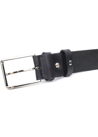 Классический брючный ремень для мужчин из натуральной кожи 11676 Черный Grande Pelle (267507218)