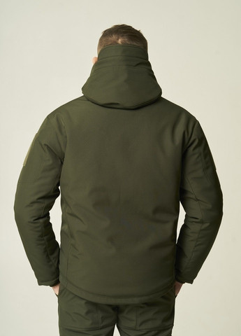 Зеленая зимняя мужская зимняя куртка зеленая UKM