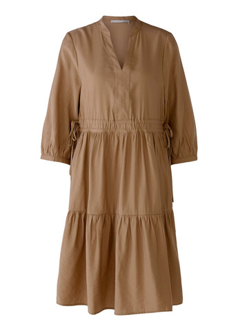 Коричневое кэжуал женское платье коричневый Oui