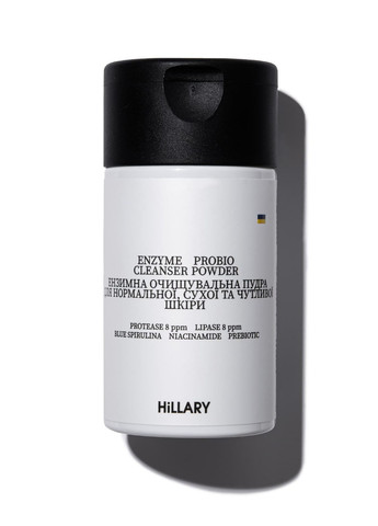Ензимна очищувальна пудра для нормальної, сухої та чутливої шкіри Enzyme Probio Cleanser Powder, 40 г Hillary (259751562)