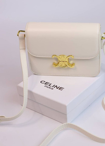 Класична сумочка з лого Celine Triomphe milk Vakko (260715746)