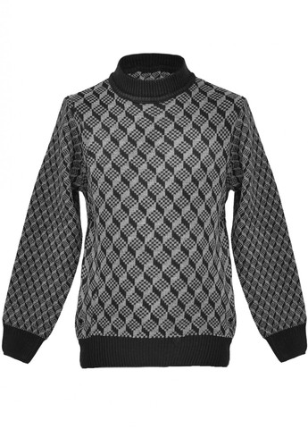 Сірий зимовий светри светр на хлопчик класичний (v9008)17216-709 Lemanta