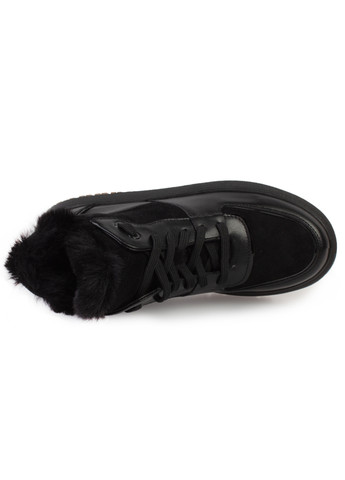Черные зимние кроссовки женские бренда 8501382_(1) ModaMilano