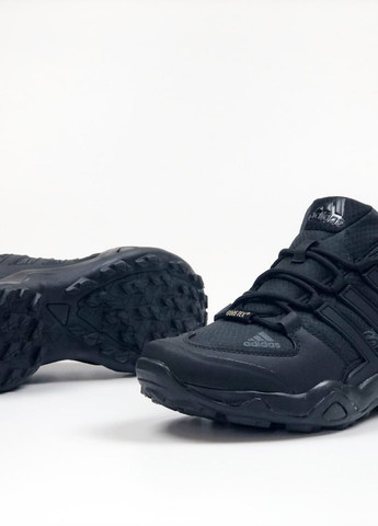 Чорні Осінні кросівки чоловічі, вьетнам adidas Terrex Swift Black