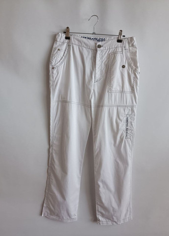 Белые джинсовые летние брюки прямые Sprint