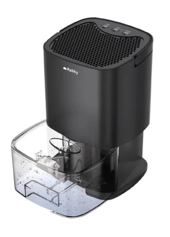 Осушувач повітря вологопоглинач апарат для поглинання вологи з RGB-підсвічуванням 25х15х13 см (475182-Prob) Чорний Unbranded (262885689)