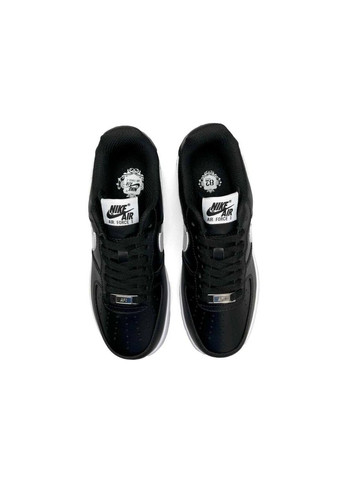 Черные демисезонные кроссовки женские, вьетнам Nike Air Force 1 PRM All Black White