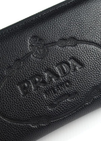 Чоловічий шкіряний товстий клатч сумочка на дві блискавки, чорний клатч з натуральної шкіри No Brand (266914598)