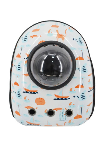 Рюкзак для перенесення котів собак тварин з вікном ілюмінатором вентиляцією 38х28х20 см (476015-Prob) Кораблик Unbranded (275646423)