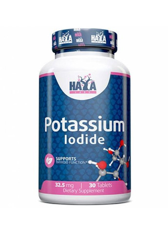 Potassium Iodide 32,5 mg 30 Tabs Haya Labs (266342581)