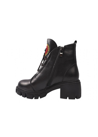 Черевики на платформі жіночі натуральна шкіра, колір чорний Erisses 898-21/22ZHC (257426114)