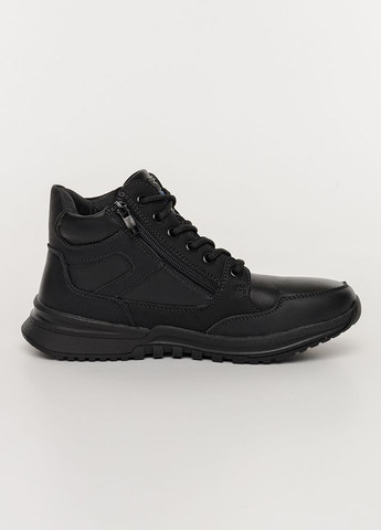 Черные осенние ботинки для мальчика цвет черный цб-00227568 Tom.M